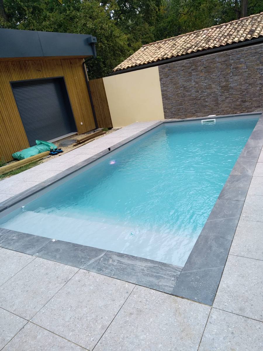 Pisciniste pour construction piscine parpaing prête à plonger Gujan-Mestras proche La teste de Buch