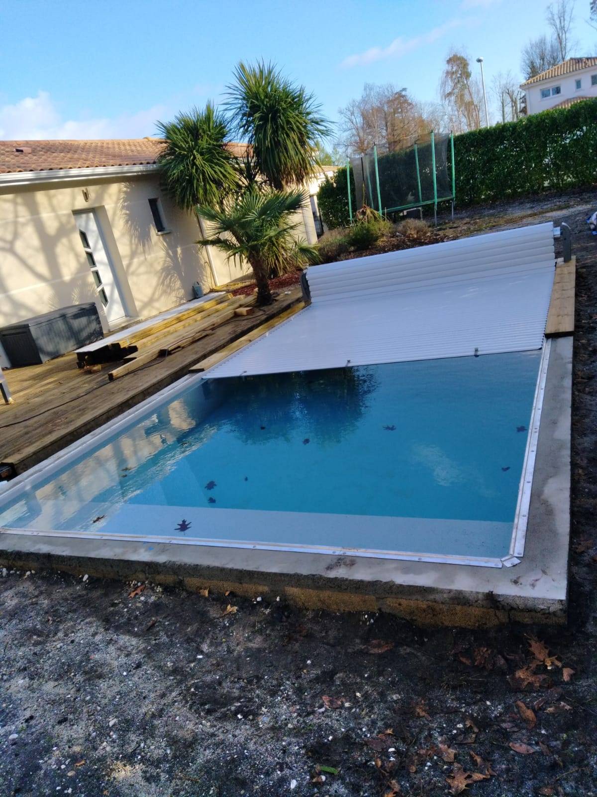 Constructeur de piscines traditionnelles sur-mesure avec escalier Lège Cap ferret