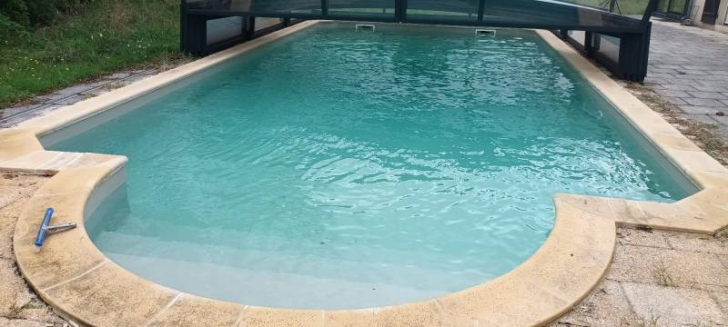 Changement de liner TAUPE par DE MELO PISCINE  