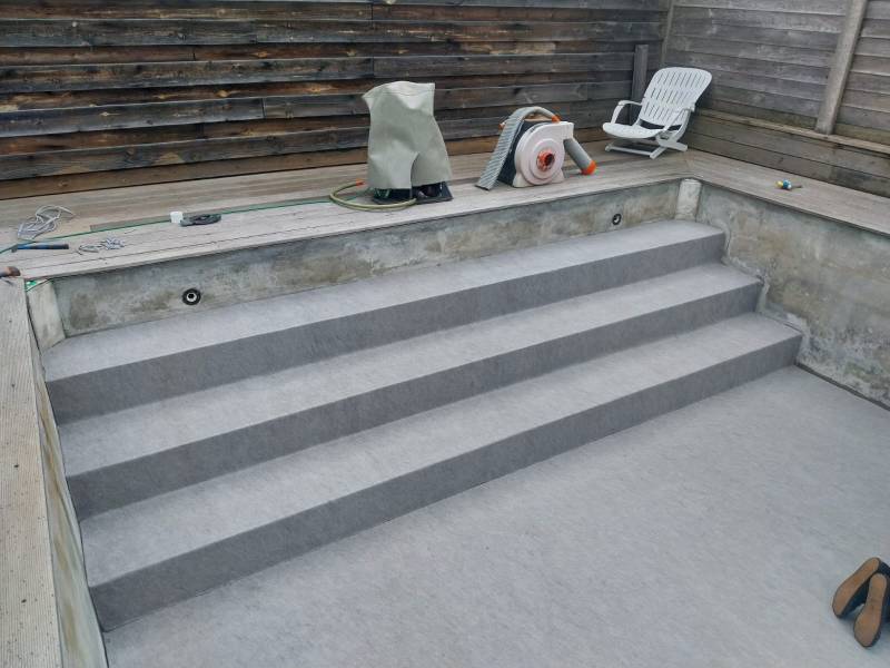 Changement de liner par  DE MELO PISCINES ST JEAN D’ILLAC