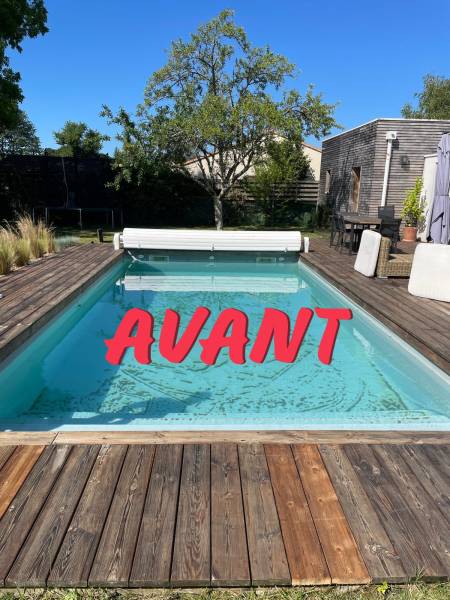 Changement de liner sable par DE MELO PISCINES