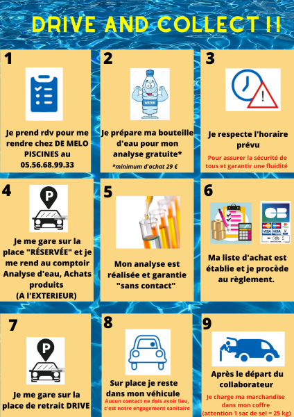 Produits piscine en drive à Saint Jean d'illac