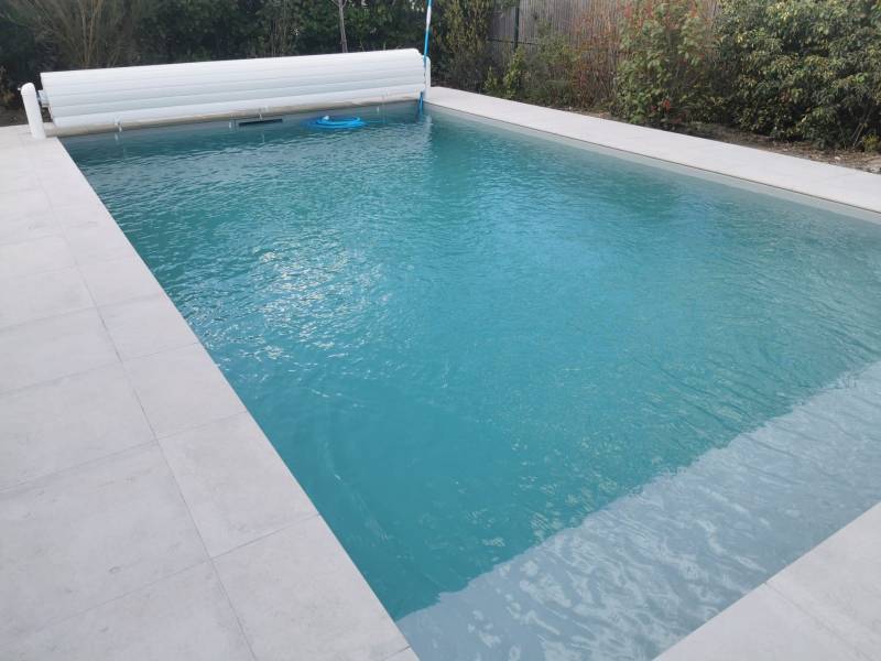 Liner gris clair Pessac par DE MELO PISCINES