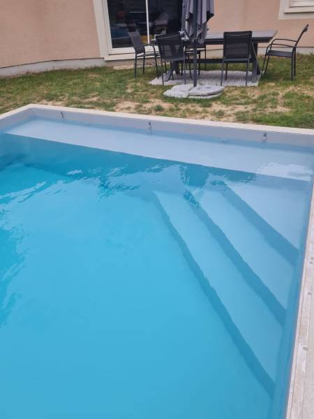 PISCINE LINER GRIS CLAIR DE MELO PISCINES