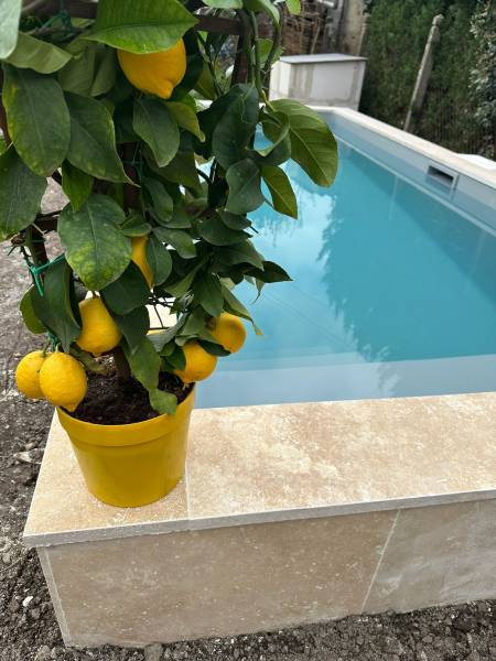 Petite piscine de 10 m² réalisée à Bordeaux par DE MELO PISCINES, pisciniste à Saint-Jean-d’Illac intervenant sur Bordeaux et toute la Gironde.