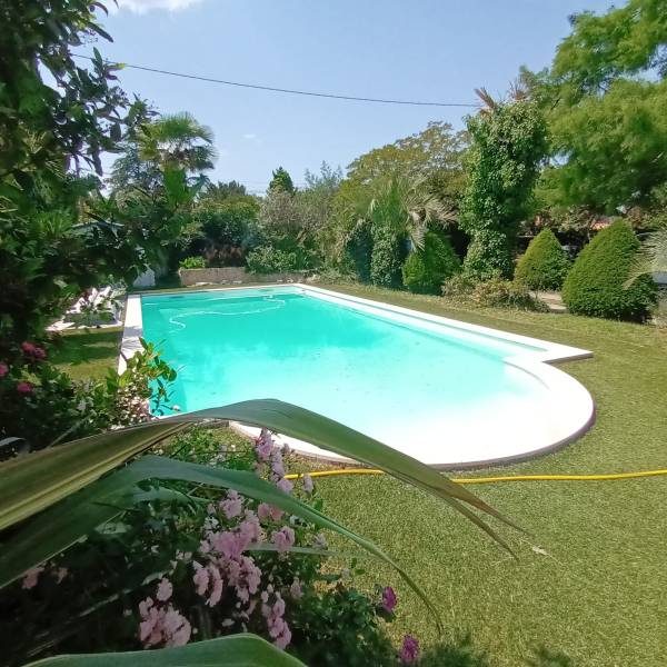 Remplacement d’un ancien liner par un PVC armé blanc Renolit Alkorplan pour une piscine plus moderne et durable à Pessac.