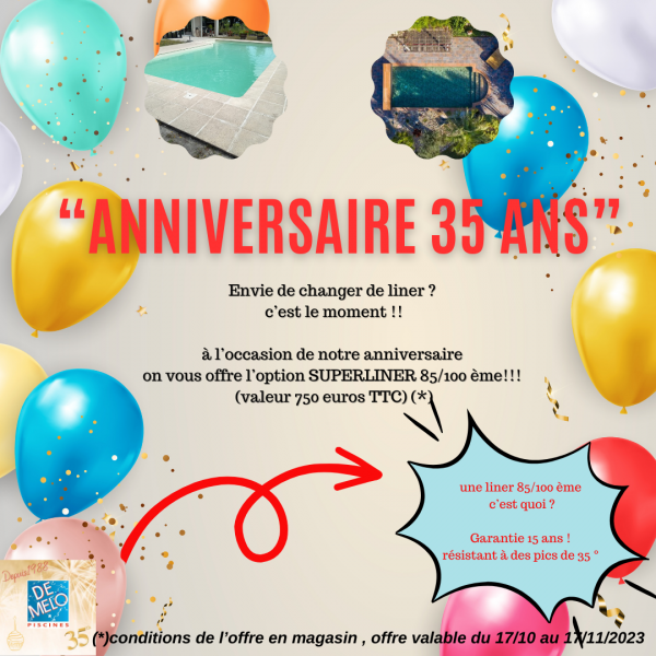 offre 35 changement de liner