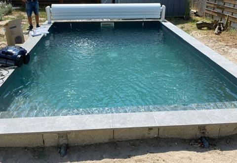 Piscine traditionnelle en agglos