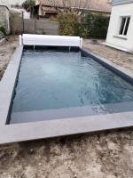Notre zone d'activité pour ce service Devis pour une piscine avec liner gris anthracite