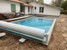 Notre zone d'activité pour ce service Devis pour une piscine avec liner gris anthracite